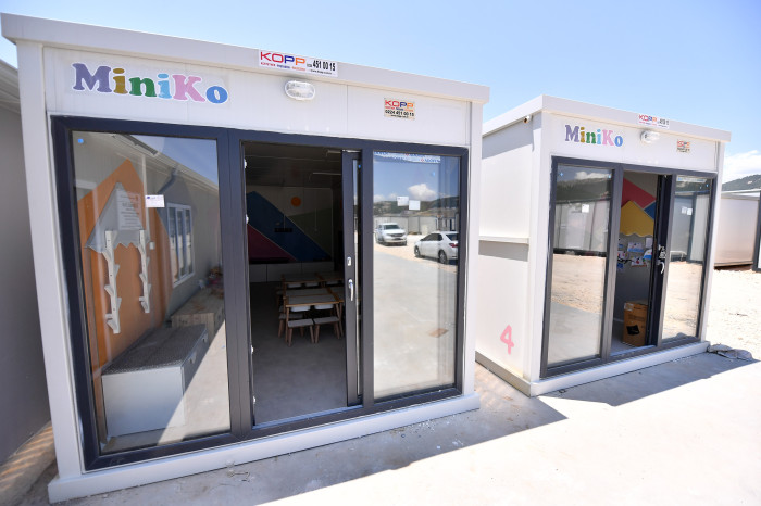 BÜYÜKŞEHİR ADIYAMAN’DA KONTEYNER KENTİN YAPIMINI TAMAMLANDI