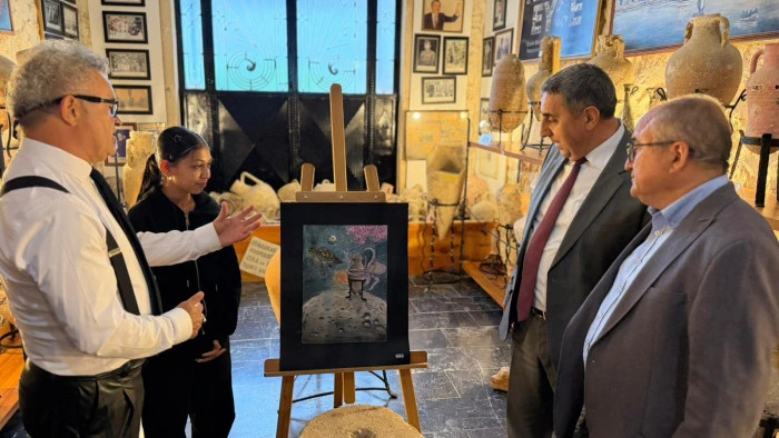 M&Uuml;ZELER HAFTASI&rsquo;NDA TARİH VE SANAT ARSLAN EYCE AMPHORA M&Uuml;ZESİ&rsquo;NDE BULUŞTU