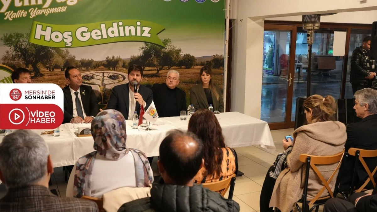 1. TARSUS NAT&Uuml;REL SIZMA ZEYTİNYAĞI KALİTE YARIŞMASI&rsquo;NIN LANSMANI GER&Ccedil;EKLEŞTİRİLDİ 