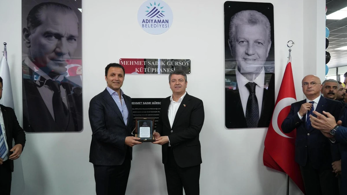 ADIYAMAN&rsquo;DA MEHMET SADIK G&Uuml;RSOY K&Uuml;T&Uuml;PHANESI A&Ccedil;ILDI