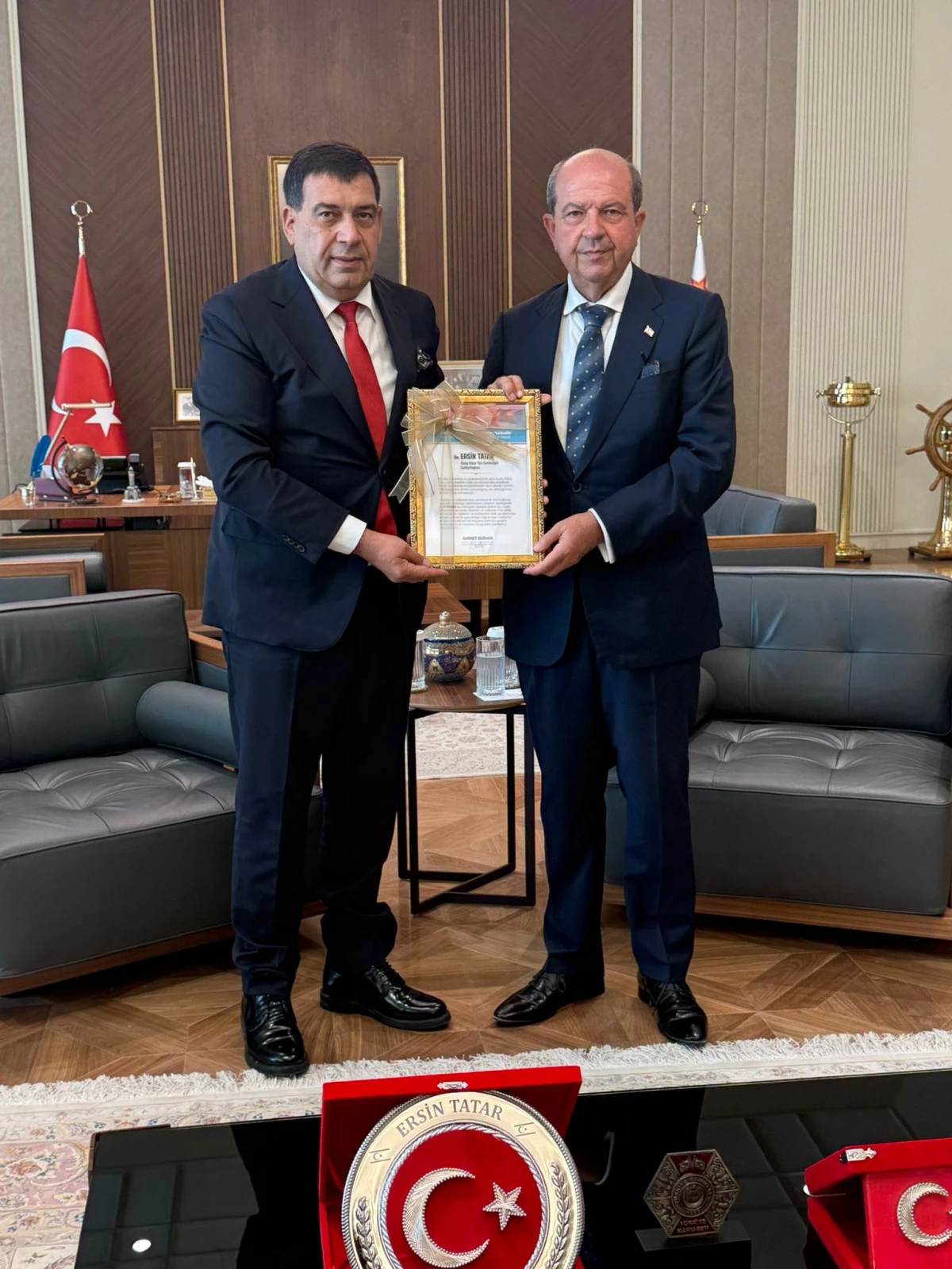 AHMET BUDAN’DAN KKTC CUMHURBAŞKANI ERSİN TATAR’A İYİ NİYET MEKTUBU