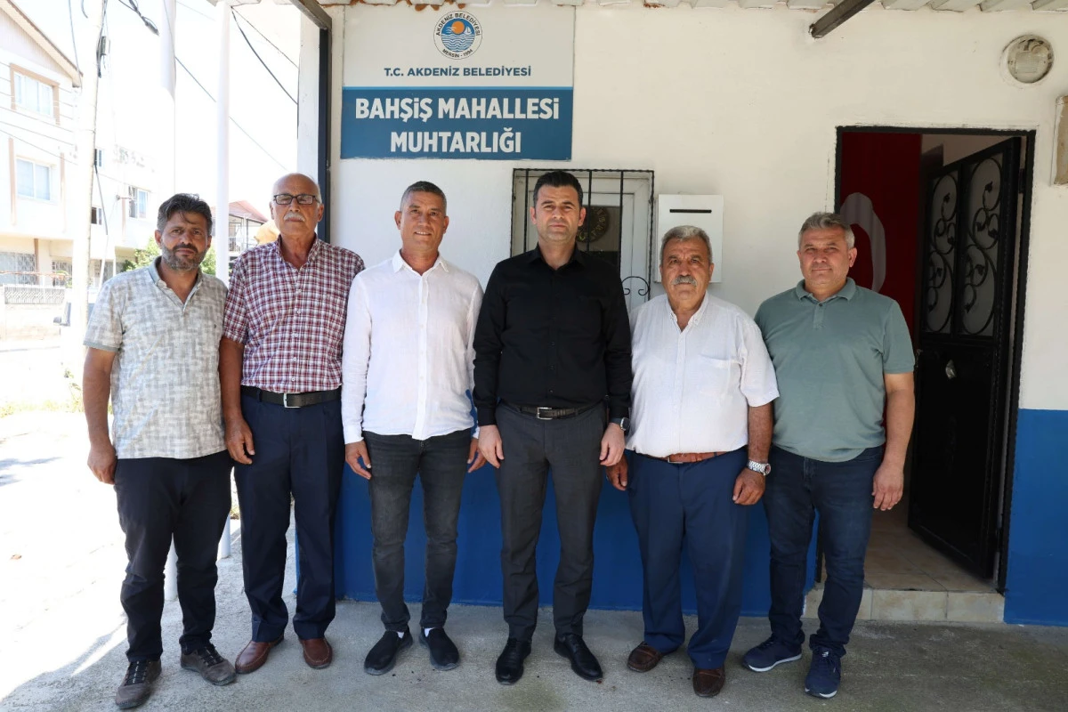 AKDENİZ BELEDİYE BAŞKAN VEKİLİ BEŞİK&Ccedil;İ; 5 MAHALLE MUHTARI VE VATANDAŞLARLA BİR ARAYA GELDİ