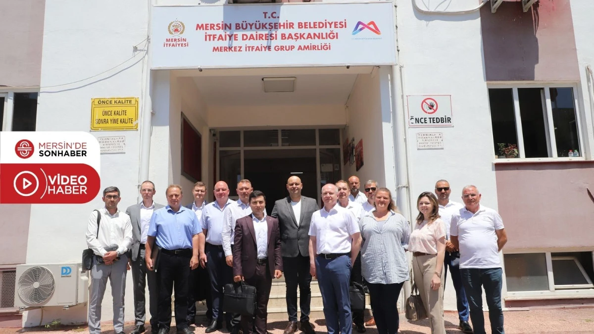 AKKUYU NGS RUS HEYETİNDEN MERSİN B&Uuml;Y&Uuml;KŞEHİR İTFAİYESİ&rsquo;NE ZİYARET