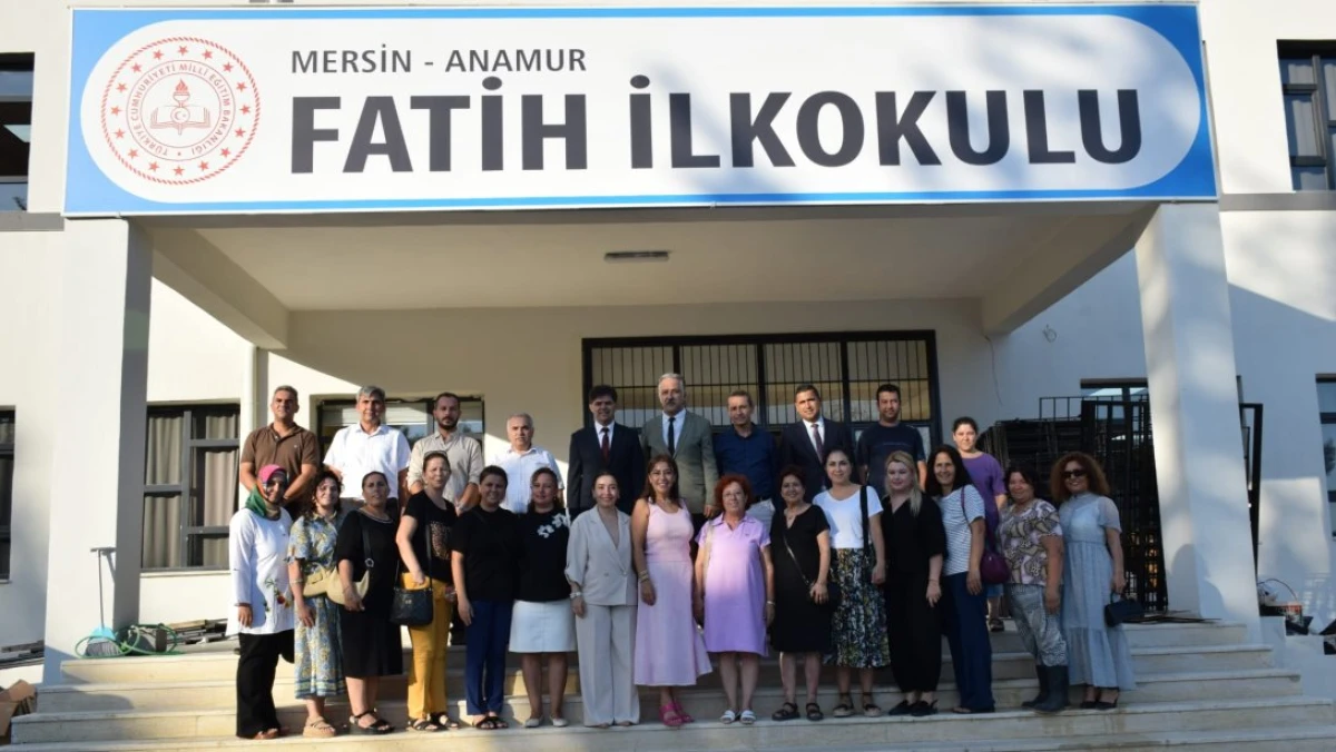 ANAMUR FATİH İLKOKULUNDA HAZIRLIKLAR SON AŞAMAYA GELDİ
