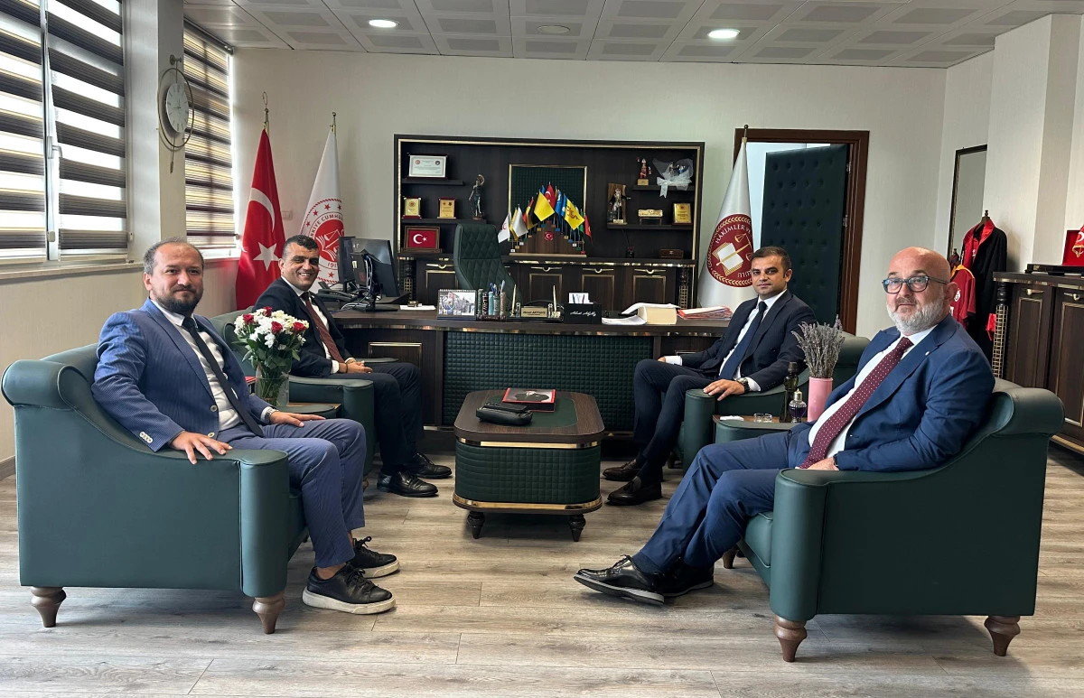 BARO BAŞKANI ÖZDEMİR, SİLİFKE CUMHURİYET BAŞSAVCISI AKYILDIZ’I ZİYARET ETTİ