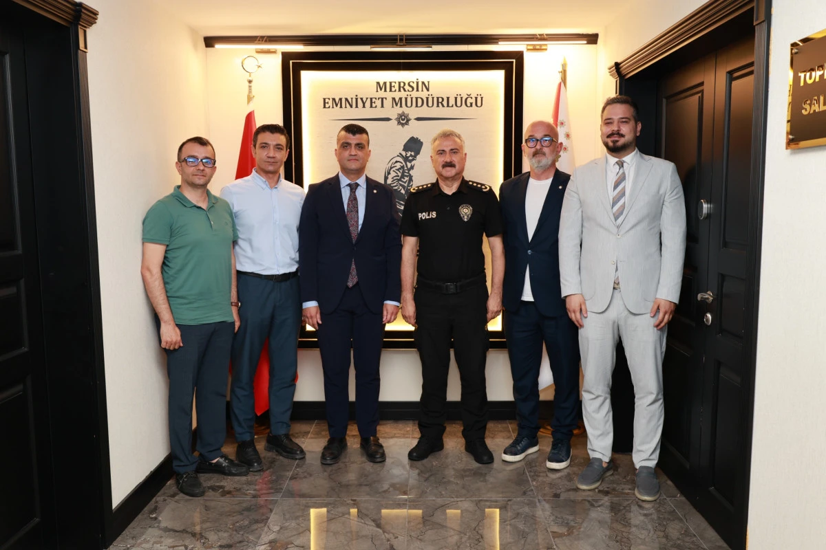 BARO BAŞKANI &Ouml;ZDEMİR&rsquo;DEN, MERSİN İL EMNİYET M&Uuml;D&Uuml;R&Uuml; AKTAŞ&rsquo;A ZİYARET