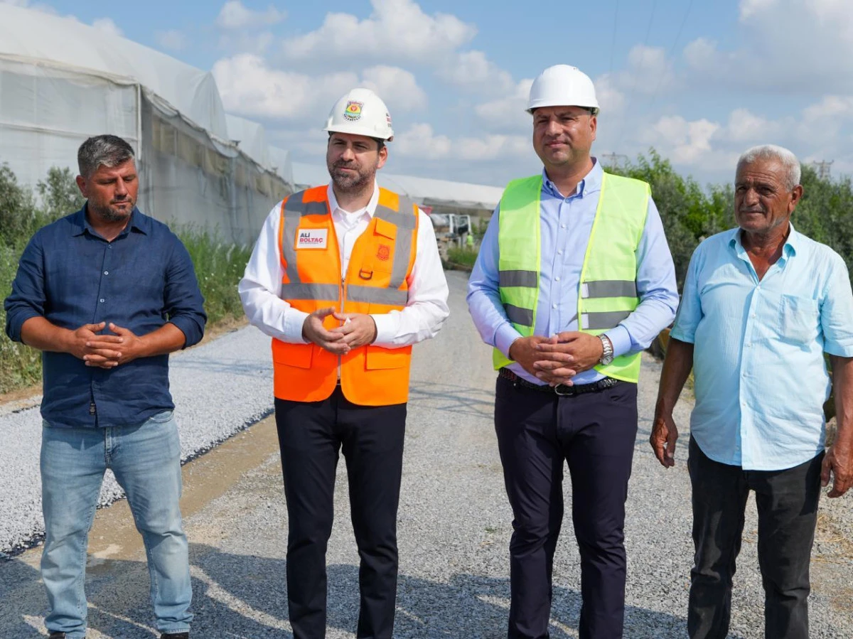 BAŞKAN ALİ BOLTA&Ccedil; KIRSAL MAHALLELERDE &Ccedil;ALIŞMALARI YERİNDE İNCELEDİ
