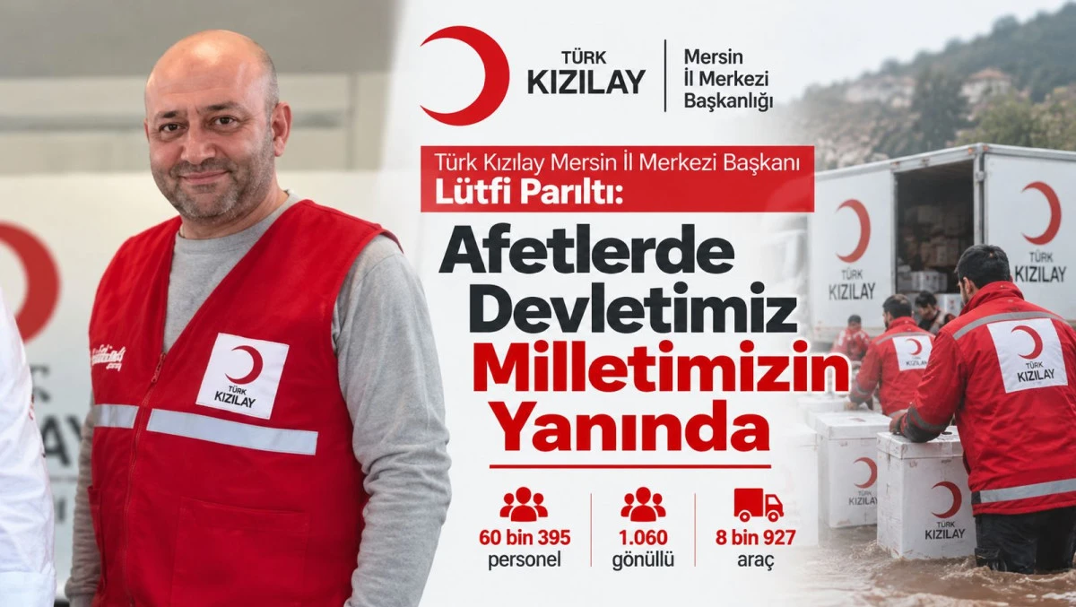 BAŞKAN L&Uuml;TFİ PARILTI: AFETLERDE DEVLETİMİZ MİLLETİMİZİN YANINDA