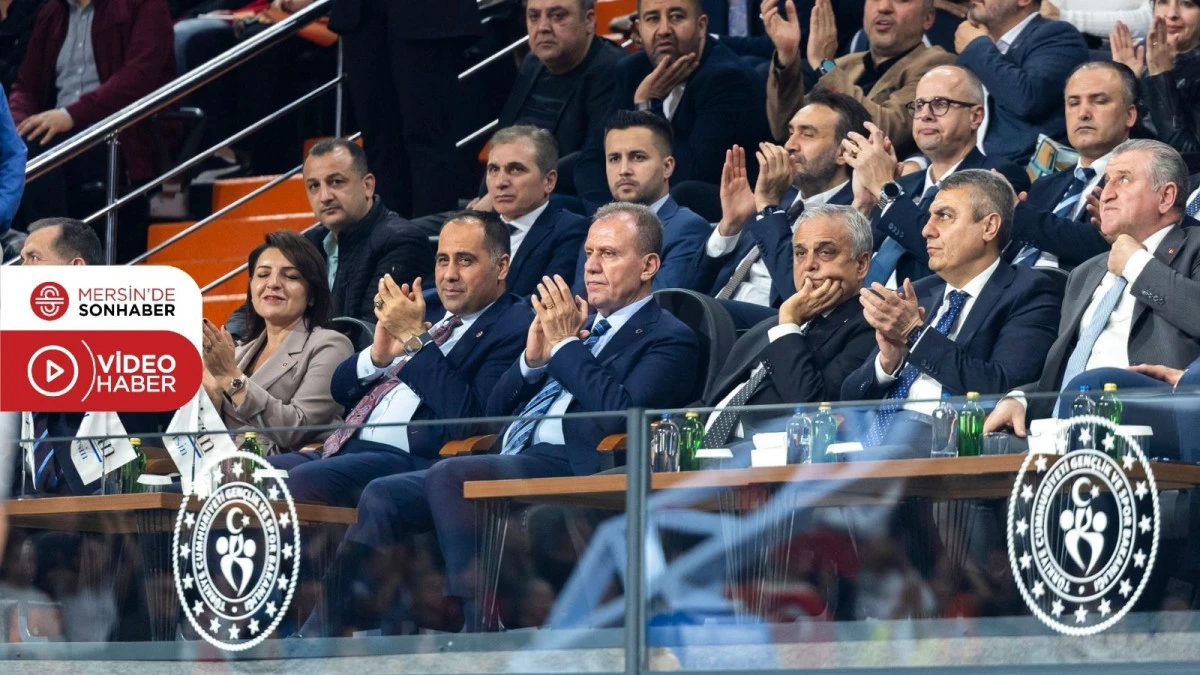 BAŞKAN SE&Ccedil;ER &Ccedil;BK MERSİN VE ATHINAIKOS MA&Ccedil;INI TRİB&Uuml;NDEN TAKİP ETTİ