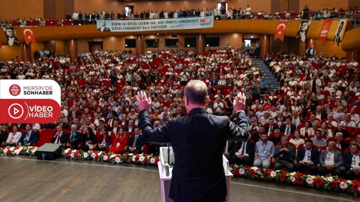 BAŞKAN SEÇER, ‘CHP 39. MERSİN OLAĞAN İL KONGRESİ’NE KATILDI