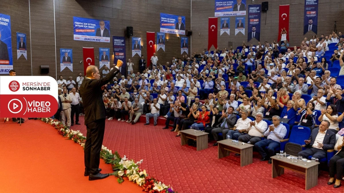 BAŞKAN SEÇER, CHP’NİN ‘TOROSLAR İLÇE KONGRESİ’NE KATILDI