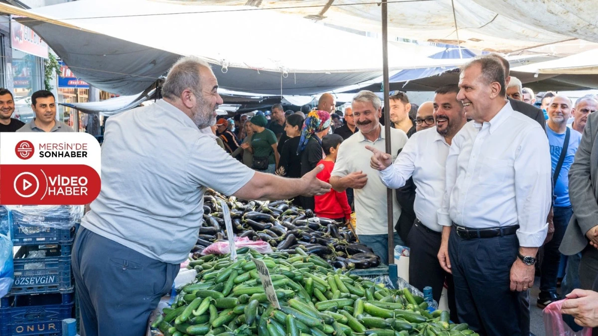 BAŞKAN SEÇER, DEMİRTAŞ PAZAR YERİ’NDE YURTTAŞLARIN GEÇİM SIKINTISINA KULAK VERDİ