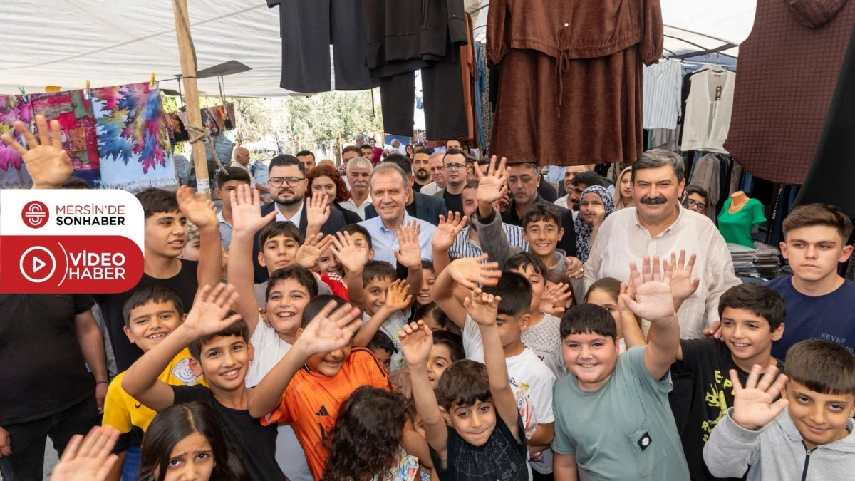 BAŞKAN SEÇER, KURDALİ’DE PAZAR ZİYARETİ YAPTI 