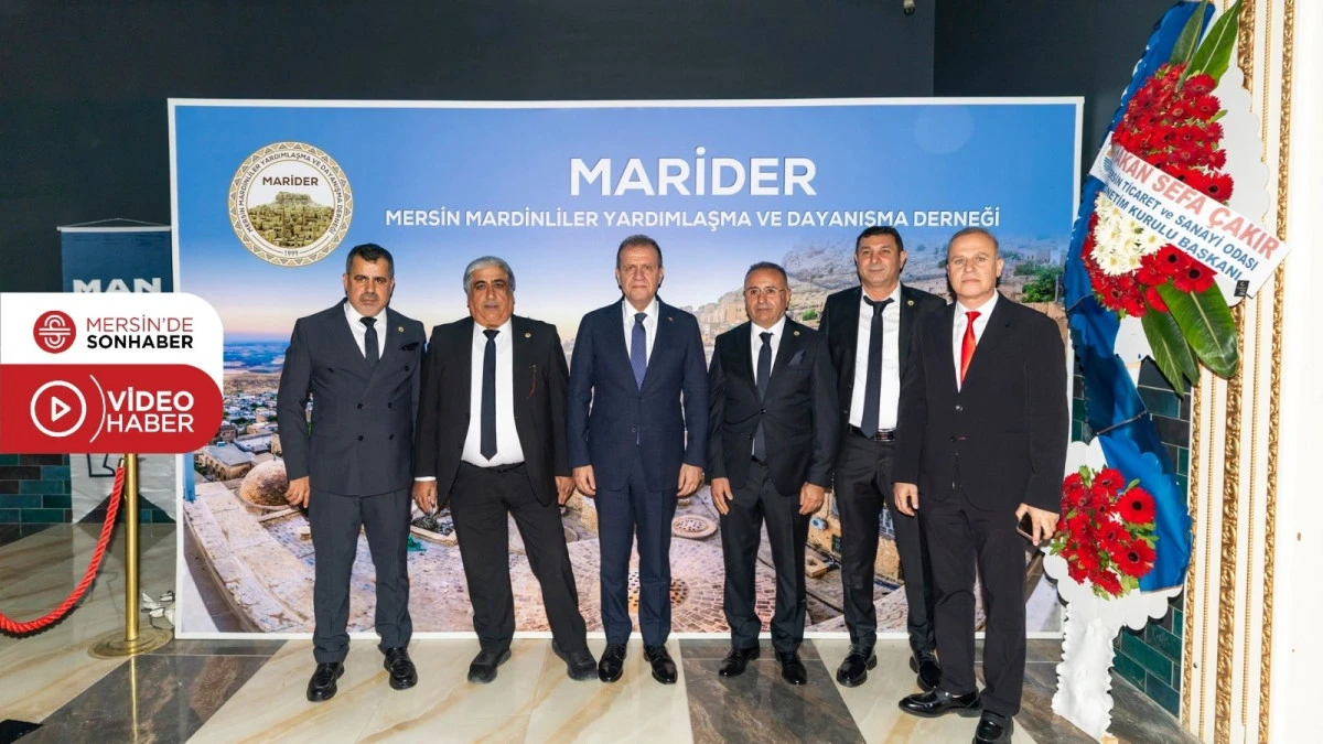 BAŞKAN SE&Ccedil;ER, MERSİN MARDİNLİLER DERNEĞİ İLE BİR ARAYA GELDİ