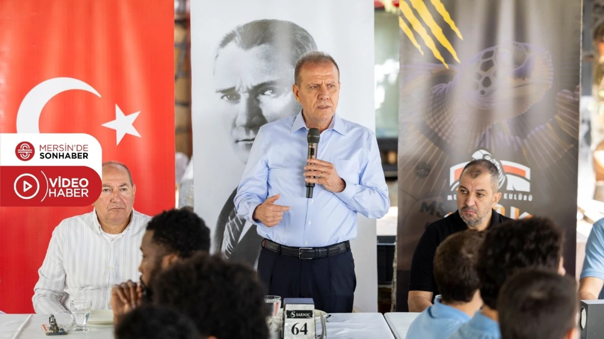 BAŞKAN SE&Ccedil;ER, MSK ERKEK BASKETBOL TAKIMI İLE BİR ARAYA GELDİ