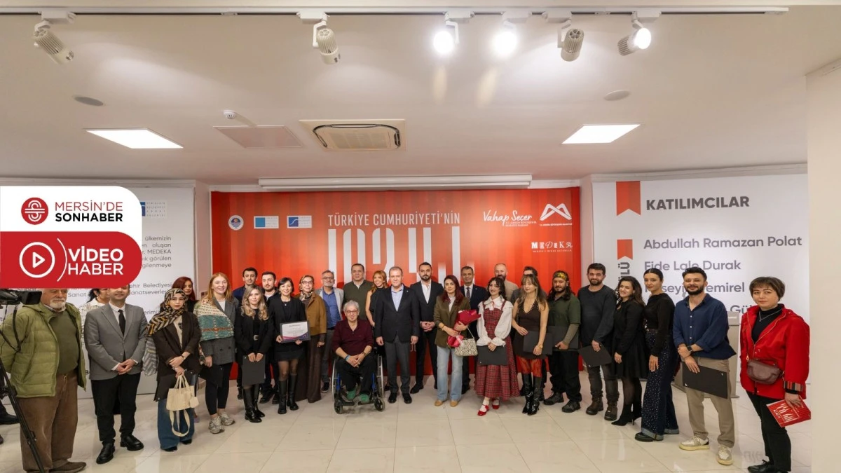 BAŞKAN SE&Ccedil;ER, &lsquo;T&Uuml;RKİYE CUMHURİYETİ&rsquo;NİN 102. YILI RESİM YARIŞMASI SERGİSİ&rsquo;NİN A&Ccedil;ILIŞINA KATILDI