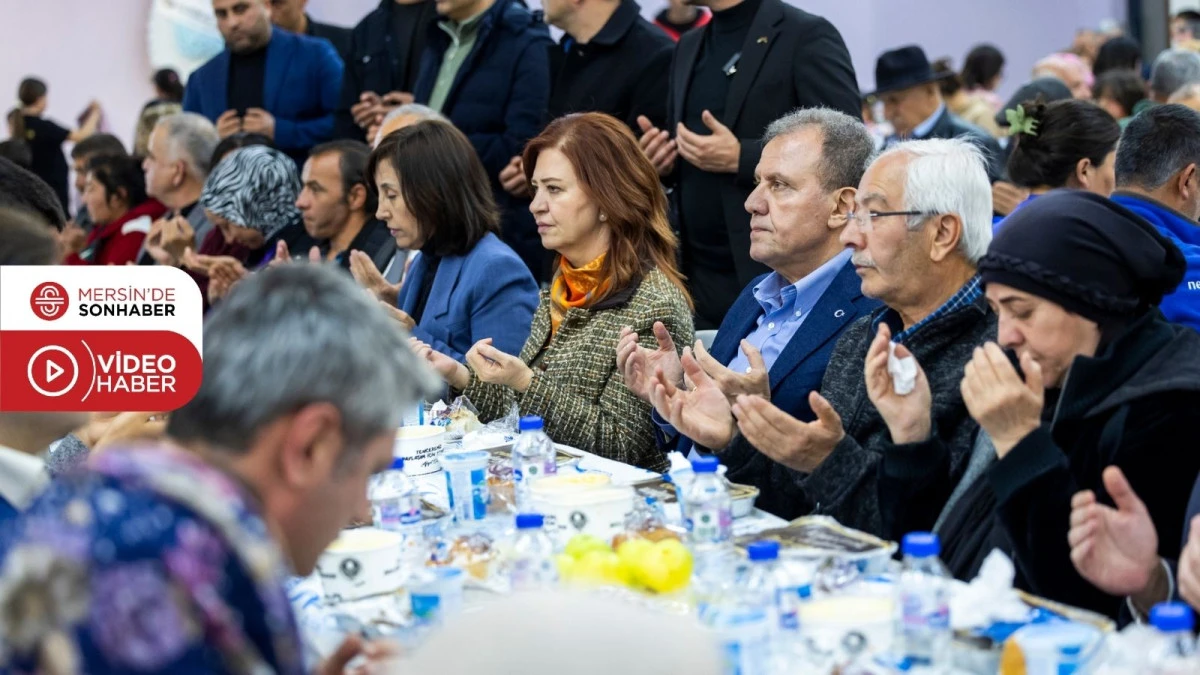 BAŞKAN SE&Ccedil;ER VE MERAL SE&Ccedil;ER, ANAMURLU YURTTAŞLARLA İFTAR SOFRASINDA BULUŞTU