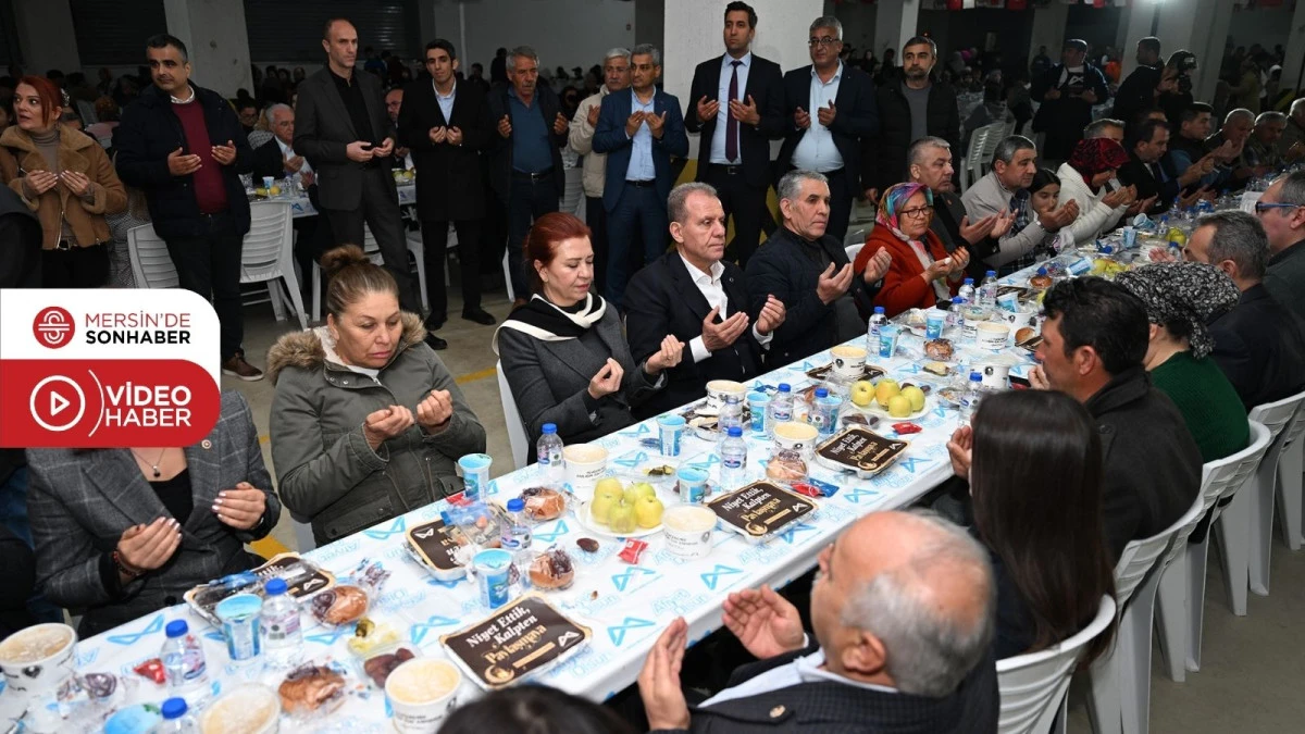BAŞKAN SE&Ccedil;ER VE MERAL SE&Ccedil;ER, BOZYAZILI YURTTAŞLARLA İFTAR SOFRASINDA BULUŞTU
