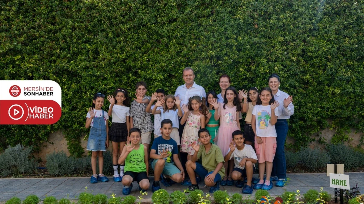 BAŞKAN SEÇER VE MERAL SEÇER ‘MEZİTLİ ÇOCUK KAMPÜSÜ’NÜ ZİYARET ETTİ