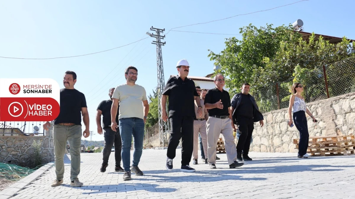 BAŞKAN YILDIZ, GÖZNE’DE KİLİT PARKE YOL ÇALIŞMALARINI İNCELEDİ
