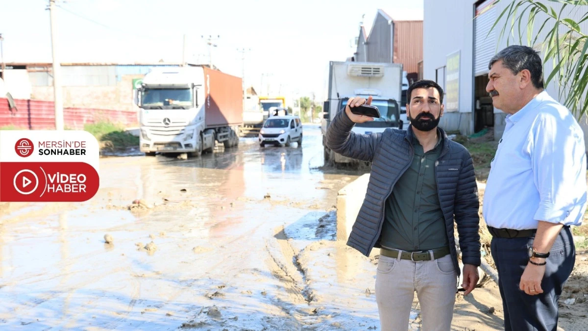 BAŞKAN YILDIZ, SAĞANAK YAĞIŞTAN ETKİLENEN MAHALLELERDE İNCELEMELERDE BULUNDU