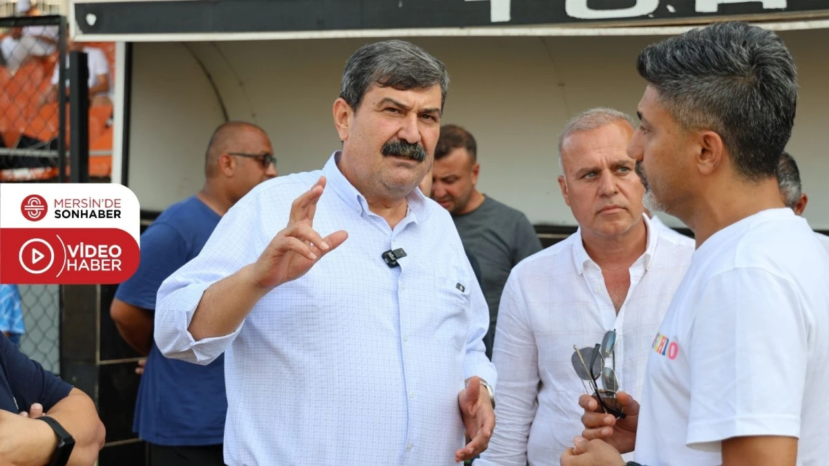BAŞKAN YILDIZ, YENİ MERSİN İDMAN YURDU’NUN ALTYAPI SEÇMELERİNİ ZİYARET ETTİ
