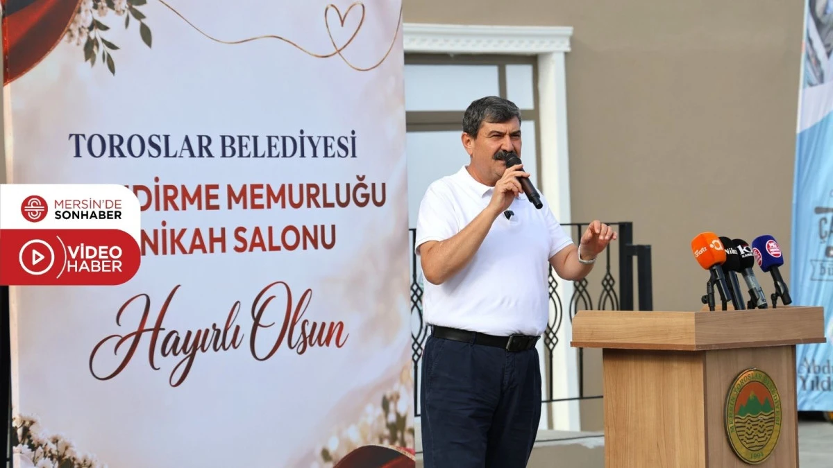 BAŞKAN YILDIZ, YENİ NİKAH SALONUNUN A&Ccedil;ILIŞINI YAPTI