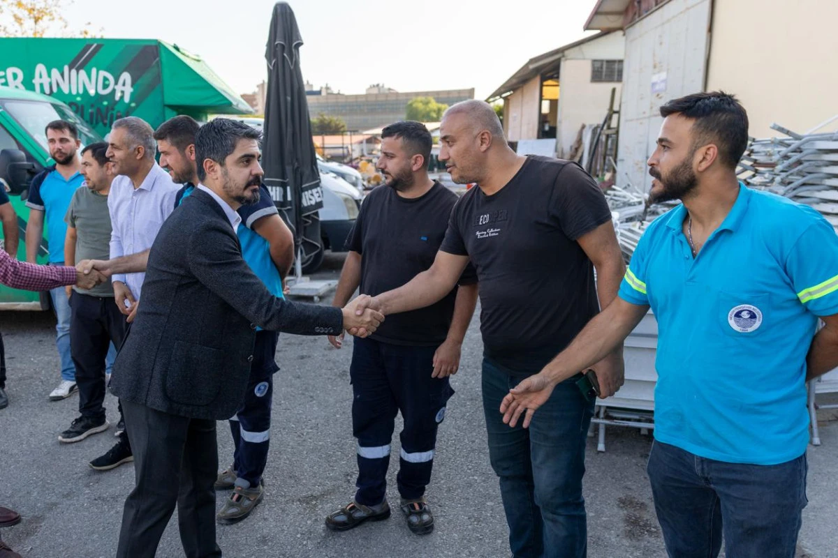 BAŞKANVEKİLİ DUTLU&rsquo;DAN BELEDİYE BİRİMLERİNE ZİYARET