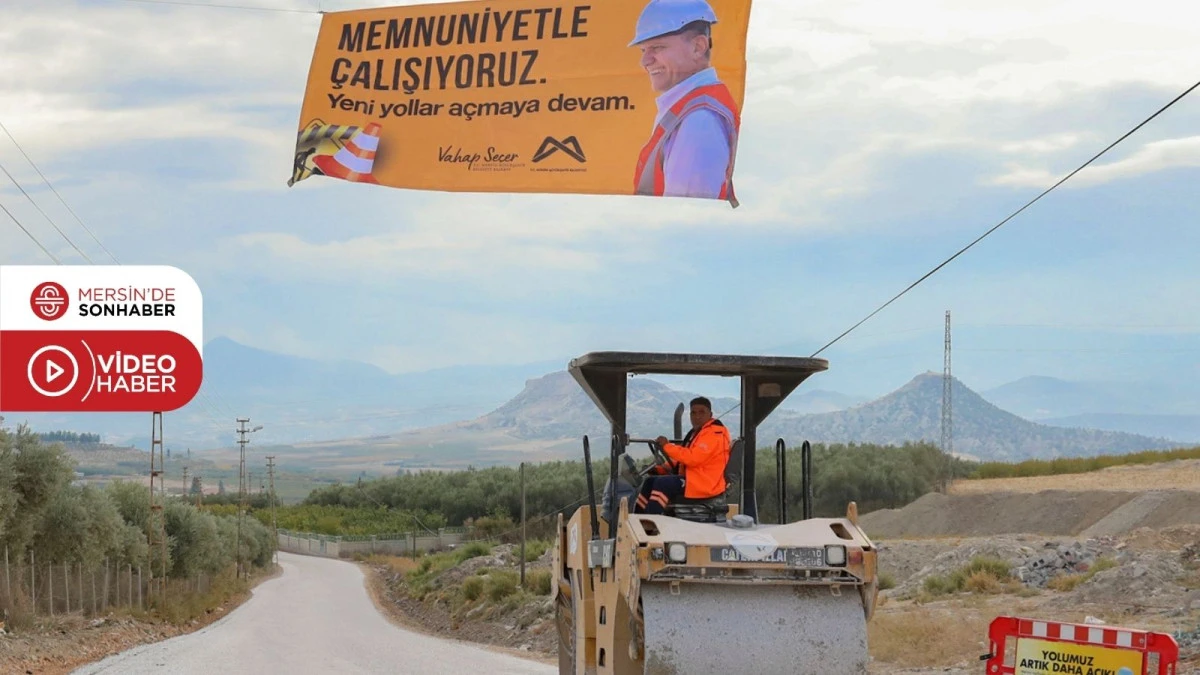 BÜYÜKŞEHİR BELEDİYESİ, MUT’UN EN ÜCRA KÖŞELERİNDE YOL ÇALIŞMALARINI SÜRDÜRÜYOR