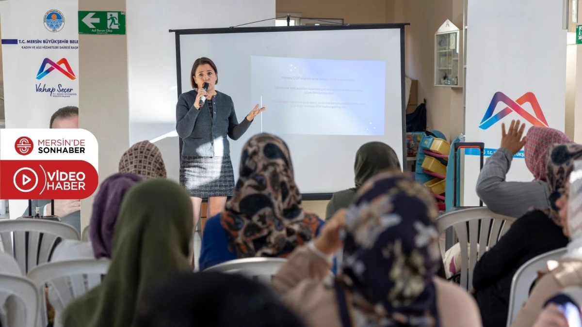 BÜYÜKŞEHİR VE ROTARY KULÜPLERİ İŞ BİRLİĞİYLE KADINLARA EĞİTİM PROGRAMI DÜZENLENDİ 