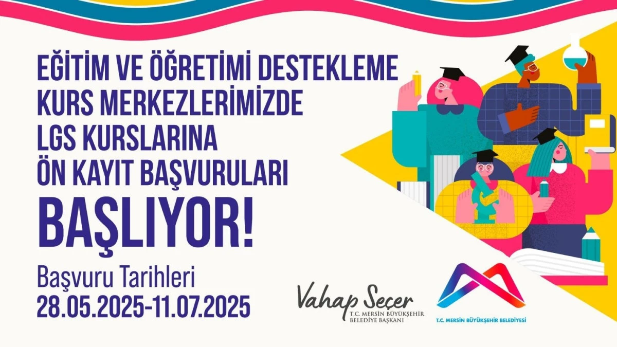BÜYÜKŞEHİR’İN YKS VE LGS KURSLARINA ÖN KAYIT BAŞVURULARI BAŞLADI