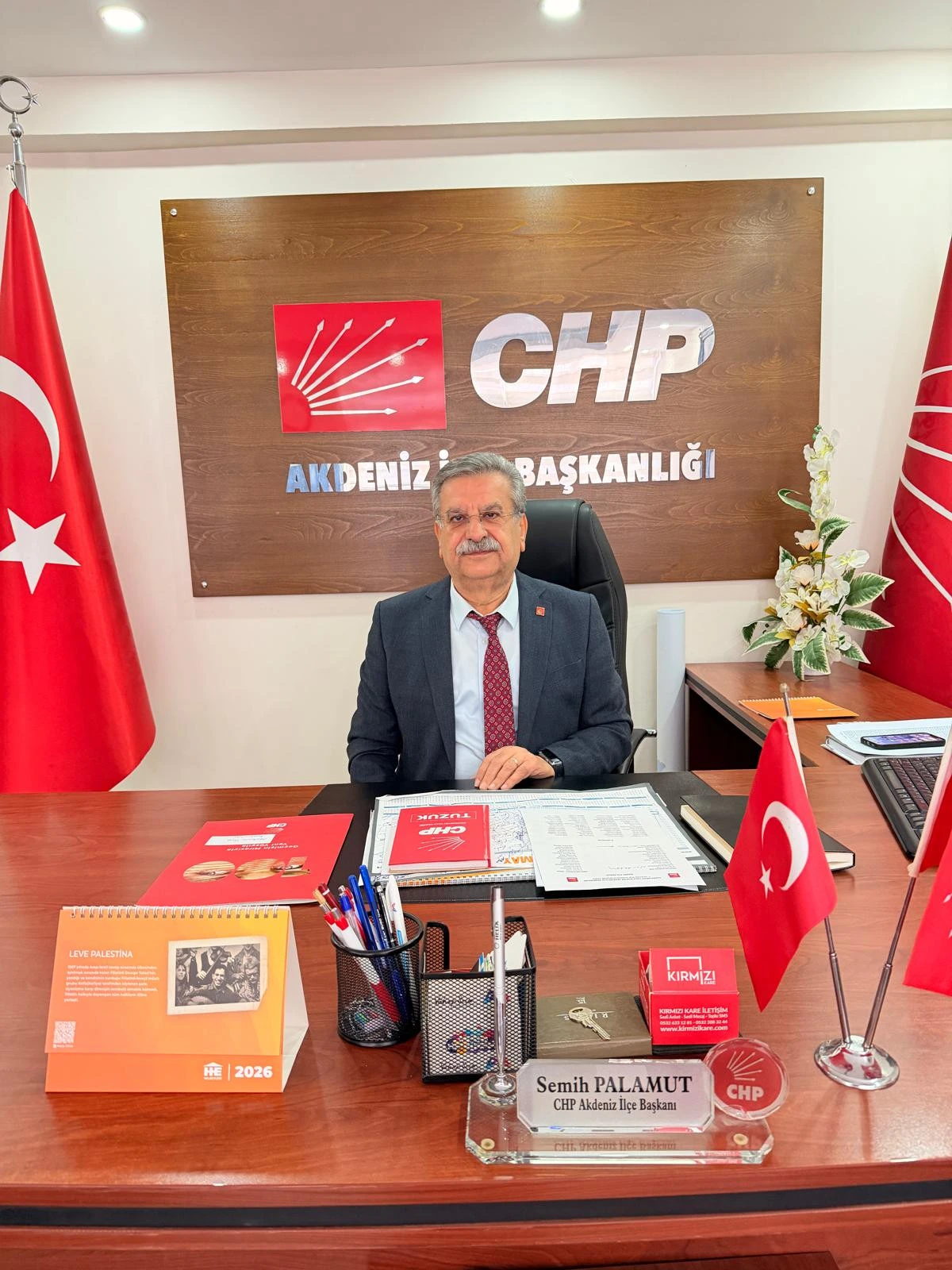 CHP AKDENİZ İL&Ccedil;E BAŞKANI SEMİH PALAMUT: &lsquo;ŞEHİT AİLELERİMİZİN VE GAZİLERİMİZİN TALEPLERİ ERTELENEMEZ&rsquo;