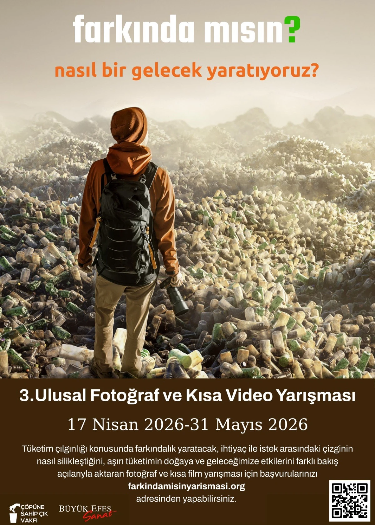 &Ccedil;&Ouml;P&Uuml;NE SAHİP &Ccedil;IK VAKFI VE B&Uuml;Y&Uuml;K EFES SANAT  &Ccedil;EVRE İ&Ccedil;İN BİR KEZ DAHA &lsquo;FARKINDA MISIN&rsquo; DİYE SORUYOR!