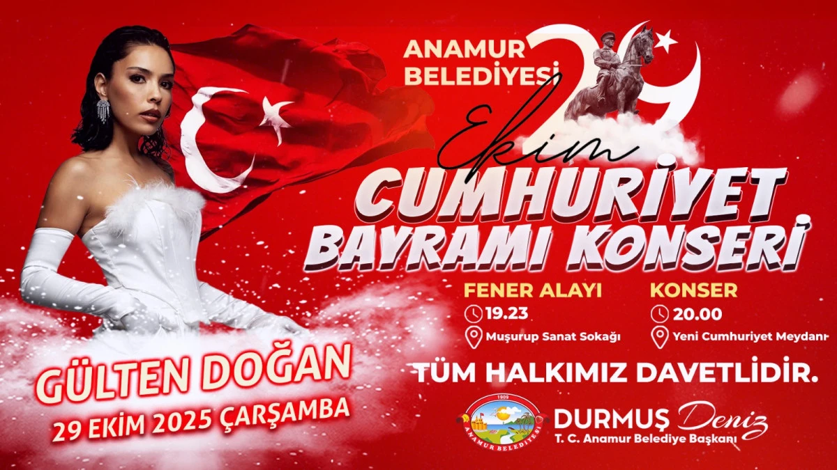 CUMHURİYETİN COŞKUSU KONSERLE TAÇLANIYOR