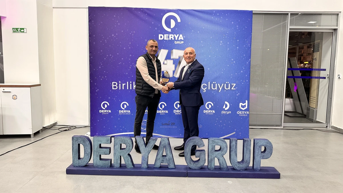 DERYA GRUP YÖNETİM KURULU BAŞKANI HÜSEYİN KIŞ, EKİP ARKADAŞLARI SAYESİNDE BAŞARIYI YAKALADIKLARINI VURGULADI