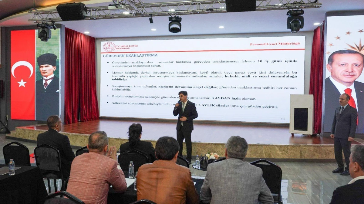 'DİSİPLİN, &Ouml;D&Uuml;L VE ETİK SEMİNERİ' KAPANIŞ PROGRAMIYLA SONA ERDİ