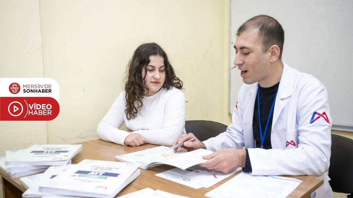 EĞİTİMİNE SIKICA TUTUNAN ADİLE NİSA ENGELLERİ MERSİN B&Uuml;Y&Uuml;KŞEHİR İLE AŞIYOR