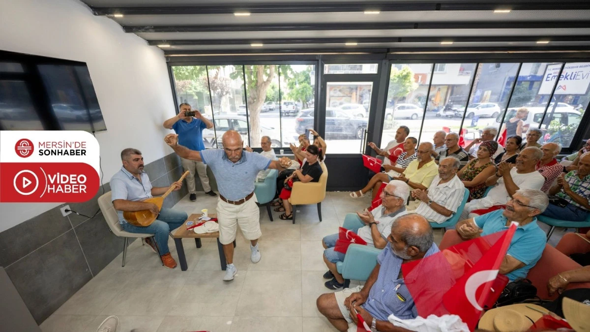 EMEKLİLER, BÜYÜKŞEHİR BELEDİYESİ’NİN ERDEMLİ EMEKLİ EVİ’NDE TÜRKÜLERLE BULUŞTU