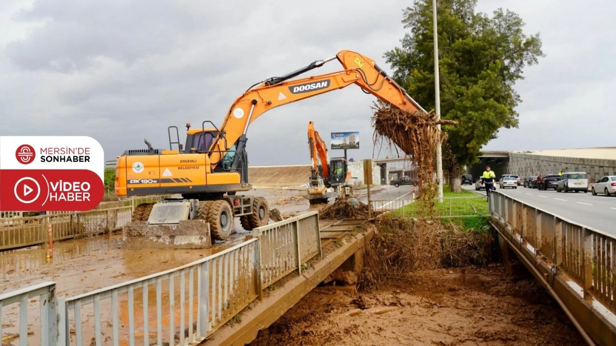 ERDEMLİ BELEDİYESİ EKİPLERİ SAHADA