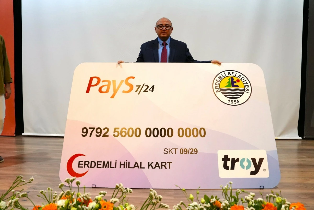 ERDEMLİ BELEDİYESİ HİLAL KART&rsquo;I HİZMETE SUNDU