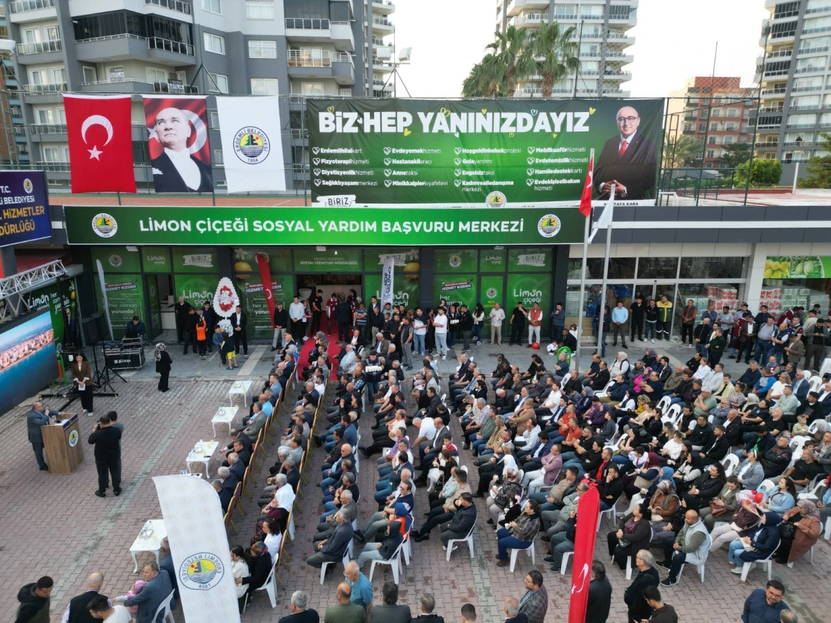 ERDEMLİ BELEDİYESİ SOSYAL YARDIM MERKEZİ A&Ccedil;ILDI