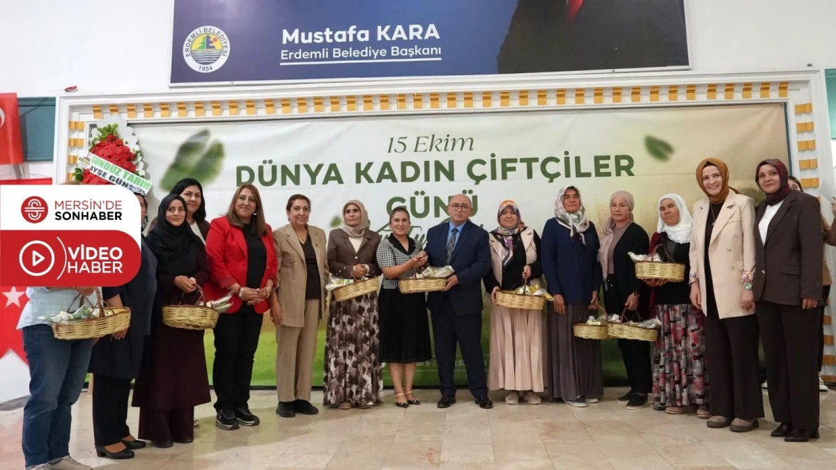 ERDEMLİ BELEDİYESİ &Uuml;RETEN KADINLARIN YANINDA