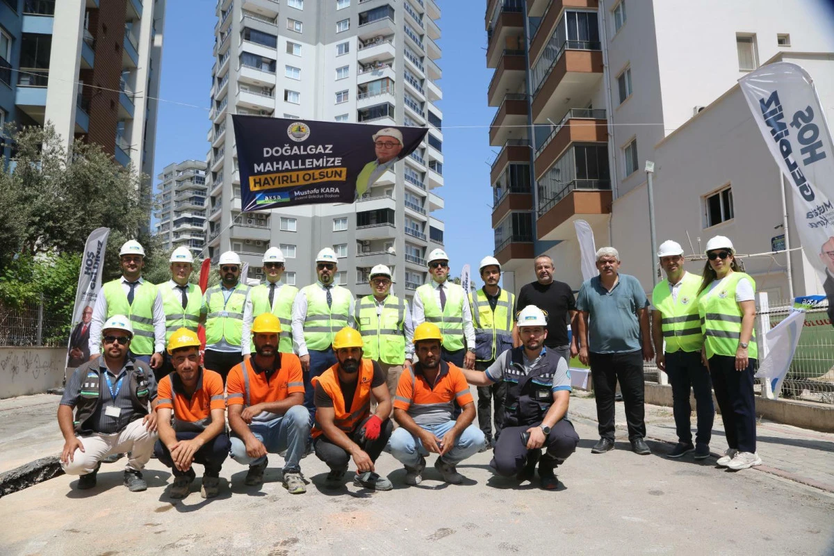 ERDEMLİ BELEDİYESİ’NDEN TÜRBE MAHALLESİ’NE DOĞALGAZ MÜJDESİ: 1200 HANE DOĞALGAZA KAVUŞUYOR