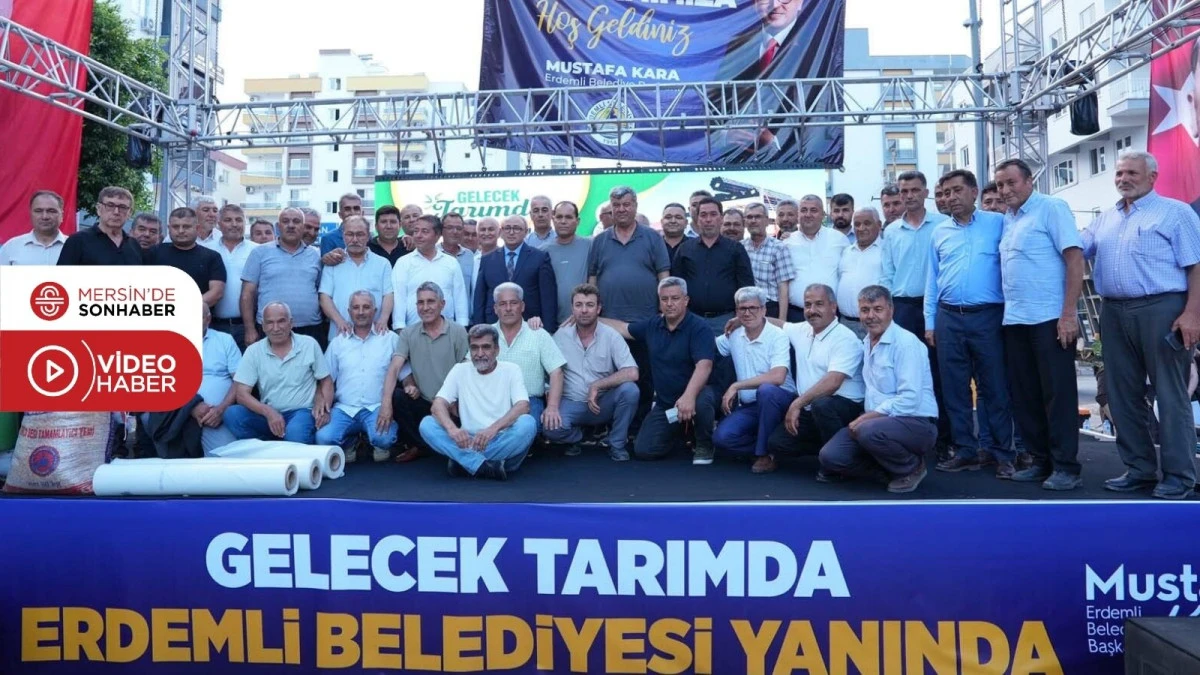 ERDEMLİ&rsquo;DE &Uuml;RETİCİYE G&Uuml;&Ccedil;L&Uuml; DESTEK