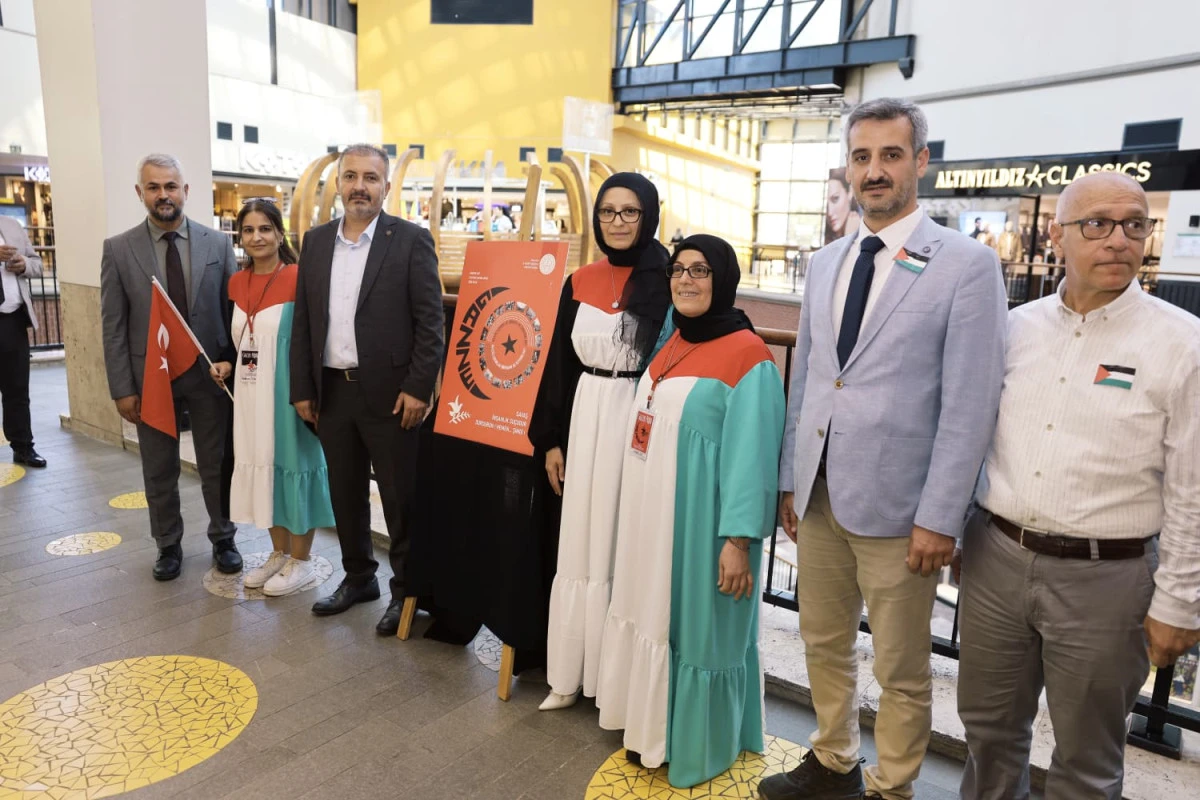 'GAZZE AĞIDI' ŞİİR SERGİSİ GERÇEKLEŞTİRİLDİ