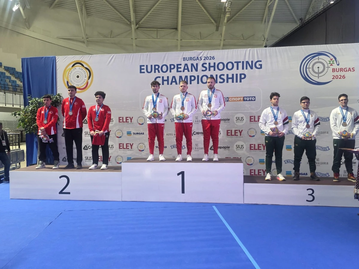 HAVALI SİLAHLAR GEN&Ccedil;LER AVRUPA ŞAMPİYONASI&rsquo;NDA T&Uuml;RKİYE AVRUPA İKİNCİSİ OLDU