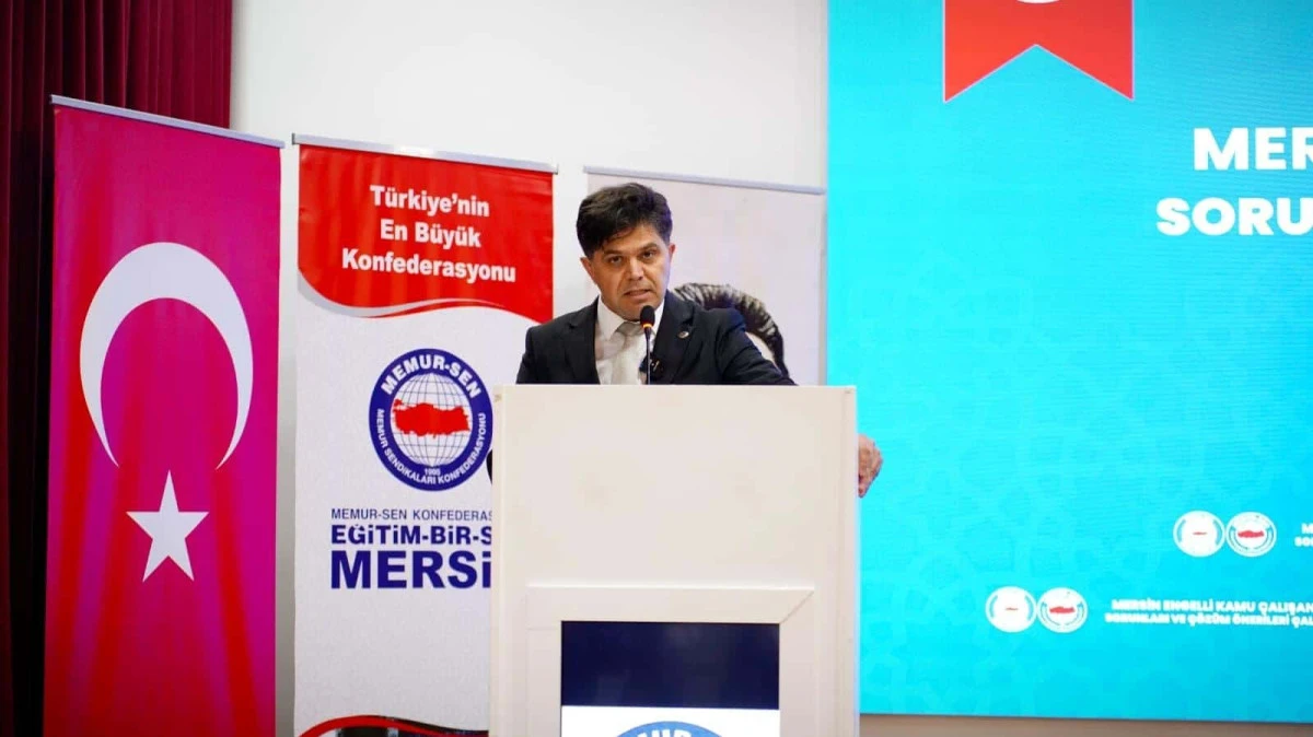 İL MİLLÎ EĞİTİM MÜDÜRÜ ÖZDEMİRCİ, ‘MERSİN ENGELLİ KAMU ÇALIŞANLARI SORUNLARI VE ÇÖZÜM ÖNERİLERİ ÇALIŞTAYI’NA KATILDI