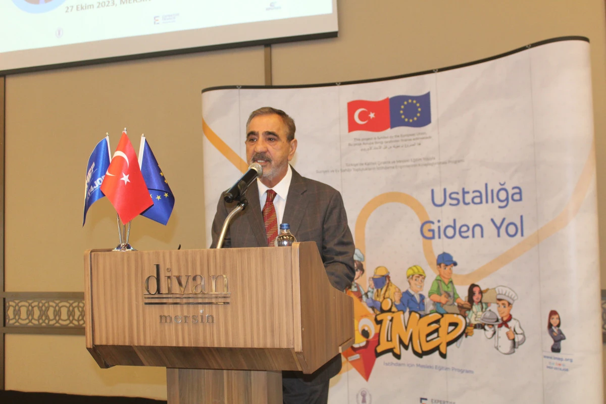 İMEP 2 İLE MERSİN&rsquo;DE 2 BİN KİŞİYE MESLEKİ EĞİTİM, 200 KİŞİYE İSTİHDAM
