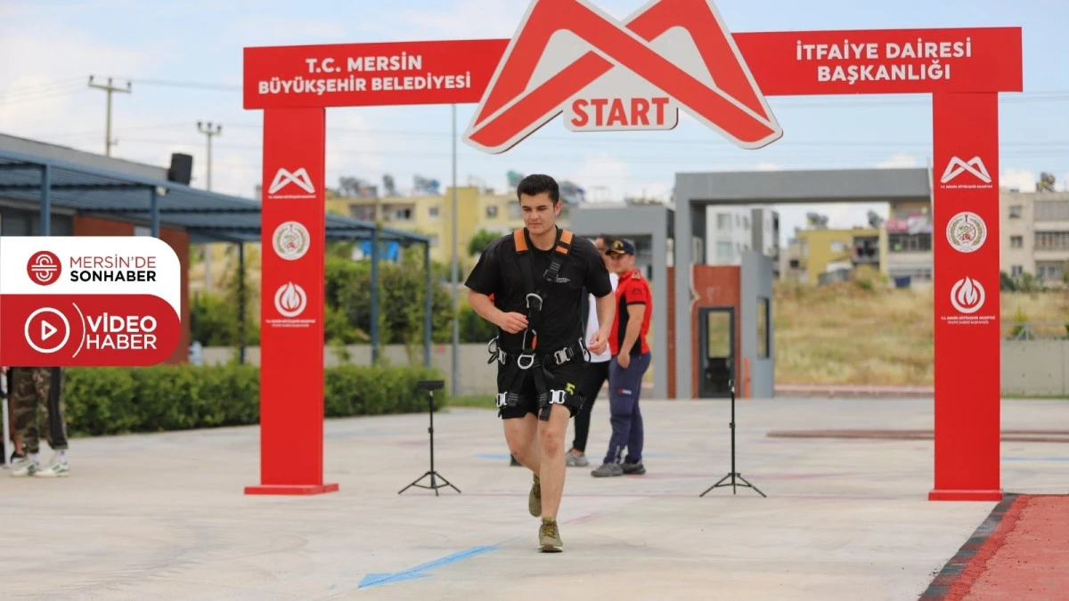 İTFAİYE ERİ ADAYLARI PARKUR SINAVINA HAZIRLANIYOR