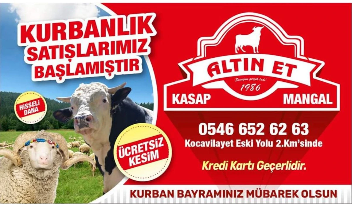 KURBANLIK SATIŞLARI BAŞLADI: ALTIN ET’TEN ÜCRETSİZ KESİM HİZMETİ